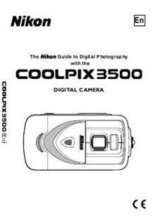 Nikon Coolpix 3500 manual. Camera Instructions.